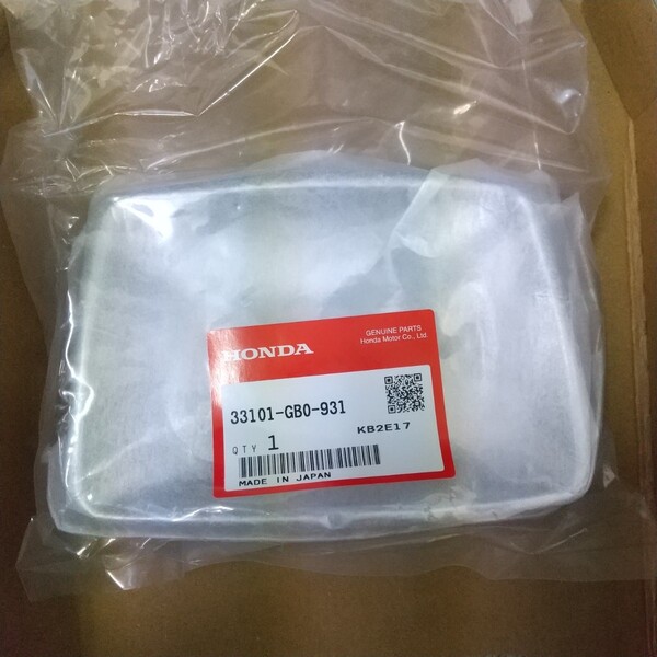 カブ ヘッドライト ヘッドライトリム 33101-GB0-931 カブ50 カブ70 カブ90 カスタム C50 C70 HA02 純正未使用品 リムヘッドライト