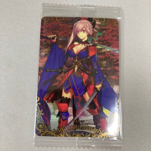 FGO Fate grand order ウエハース 宮本武蔵SSR