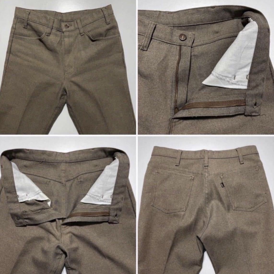 【W33/L32】80s Levi's 10517 9125 Polyester pants 80年代 リーバイス ポリエステルパンツ USA製 Y727 【W33/L32】80s Levi's 10517 9125 Polyester pants 80年代 リーバイス ポリエステルパンツ USA製 Y727