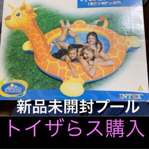 新品 キリンのふんすいつきプール トイザらス 噴水プール