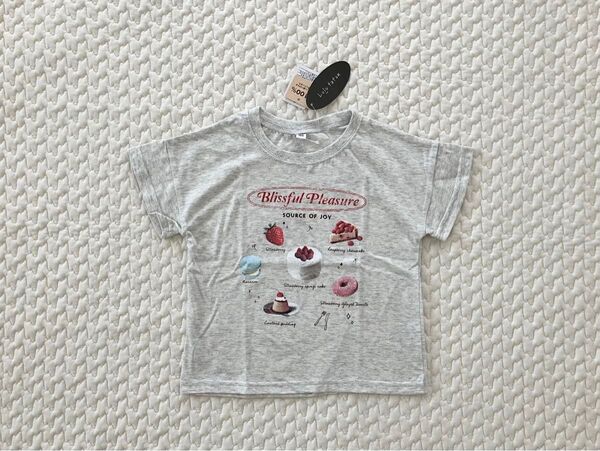 ベビー キッズ 半袖Tシャツ スイーツ柄 100センチ