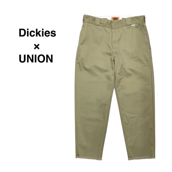 ☆美品 ディッキーズ × ユニオン 別注 カットオフ チノパン ワークパンツ Dickies UNION コラボ 古着 ヴィンテージ vintage アメカジ 874