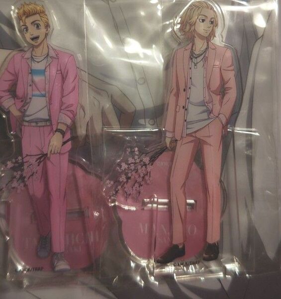 東京リベンジャーズ あたり付きCan!バッチくじ 桜スーツver. ラスト賞アクリルスタンド(小ver.)【花垣武道&佐野万次郎】