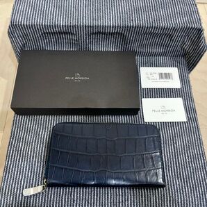 PELLE MORBIDA ペッレモルビダ コッコドリーロ ラウンドジップウォレット PMO-CRS001 ブルー