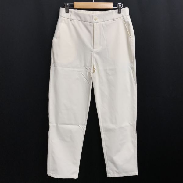 タグ付新古品★ムク/muku u★クロップドパンツ【レディースL/股下64cm/オフホワイト】ズボン/Pants/Trouser◆BH908