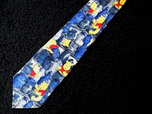 ***:.*:K1346 beautiful goods [ ultra rare / high class * Thai rack made ][ Disney ] Winnie The Pooh necktie 