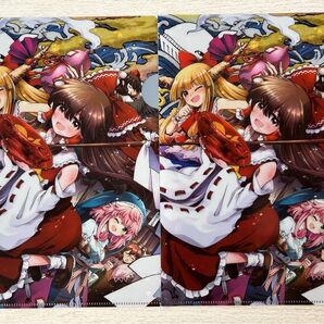 送料込★月刊コンプエース付録【2点×東方酔蝶華 ロータスイーター達の酔醒 特製クリアファイル】2024年8月号 付録のみ匿名配送