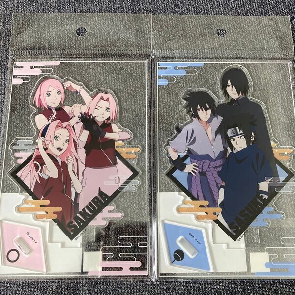 NARUTO BORUTO アクリルスタンド うちはサスケ 春野サクラ