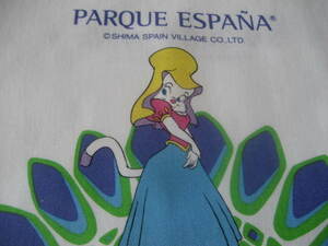 ▲POP柄　ディズニー柄　白猫　PARQUE　ESPANA