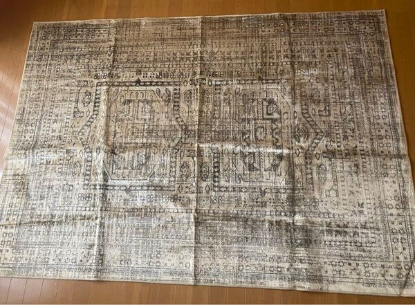 ベルギー製 ヴィンテージ柄 モケットラグ 140x200cm