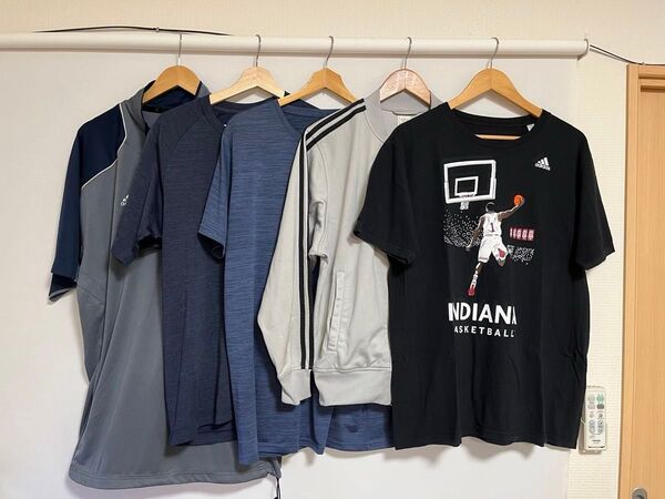 adidas その他 メンズ トップス 5枚セット サイズmix tシャツ ジャージ トラックジャケット