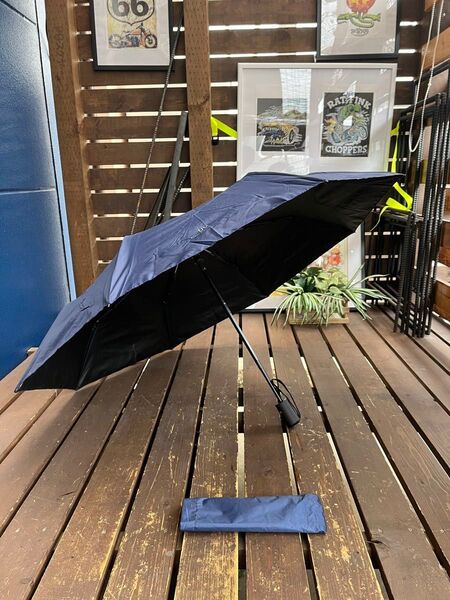 折りたたみ傘 メンズ レディース かわいい 軽量 日傘 UVカット ミニ傘 ワンタッチ 自動開閉 晴雨兼用 8本骨 ネイビー