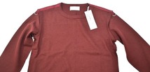 Azuma （アズマ） INSIDE-OUT PULLOVER　インサイドアウトプルオーバー カットソー BORDEAUX　ニット　セーター　+1_画像5