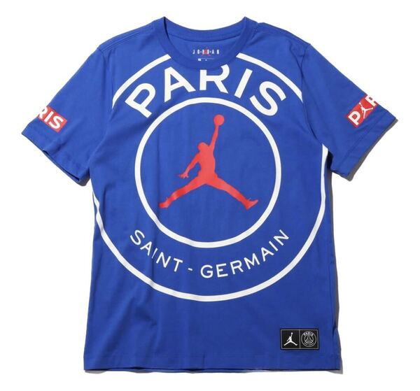 即決SサイズNIKE AIR JORDAN PARIS SAINT-GERMAIN TシャツBQ8385 480 新品 ナイキ エアージョーダン パリ・サンジェルマン JORDAN PSG