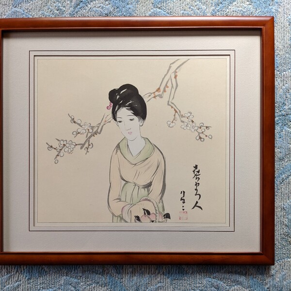 【模写】竹久夢二 春を待つ人