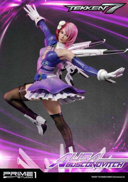 鉄拳7 アリサ・ボスコノビッチ EX版 1/4スケールフィギュアスタチュー Prime 1 Studio 両手チェーンソー付 TEKKEN 即決 送料無料