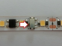 照度切替(H/L)はスイッチのノブをスライド