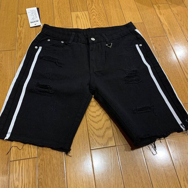 メンズ ハーフパンツ ショートパンツ ダメージ
