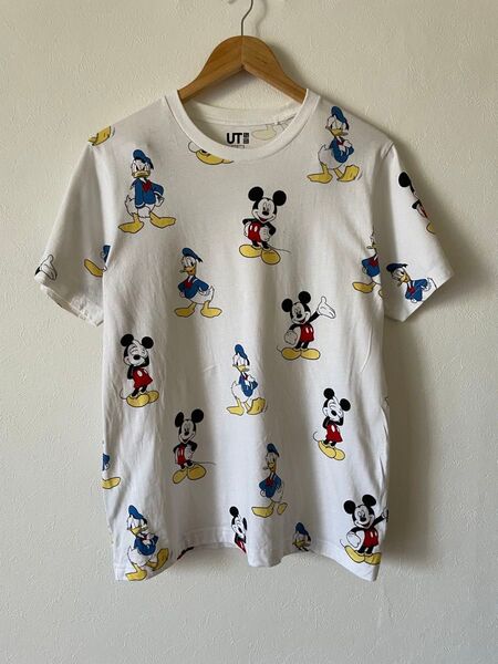 ディズニーDisneyミッキーマウス総柄半袖Tシャツ