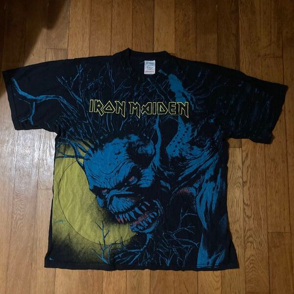 IRON MAIDEN Fear of the Dark オーバープリント Tシャツ