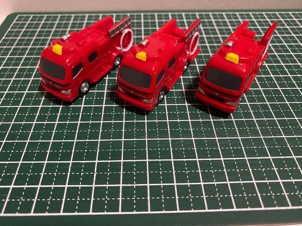 タカラトミー トミカ ソフビ 消防車 3台セット