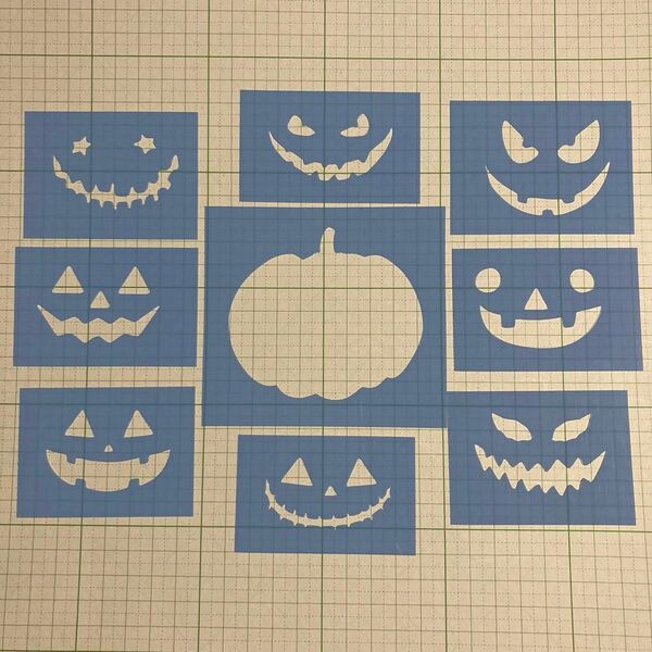 H122 ステンシルシート ハロウィン かぼちゃ