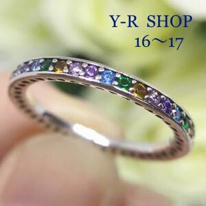  free shipping * re-arrival * with translation 16 number 17 number * kind multicolor Cubic Zirconia. simple ring * lady's ring silver stamp Heart new goods 