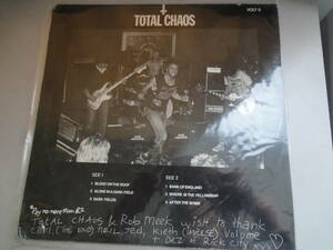 ★ TOTAL CHAOS Fields & Bombs LP ■ オリジナル盤 GISM DISCHARGE PUNK 廃盤 GAUZE RANCID パンク CLASH CRASS LEATHERFACE DESCENDENT