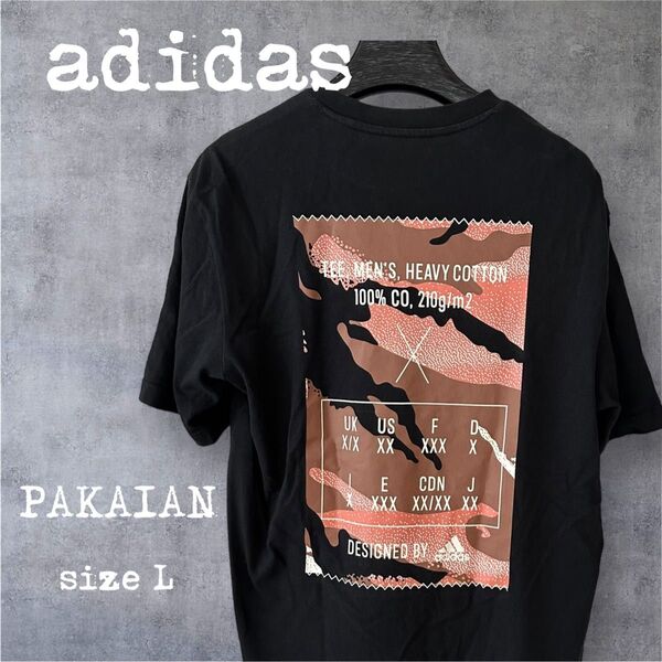 adidasアディダスPAKAIAN半袖 Tシャツsize大きめの L