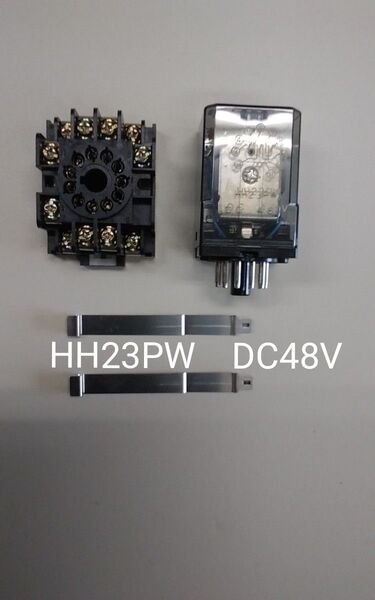 富士電機 リレー HH23PW DC48V ソケット共 1組