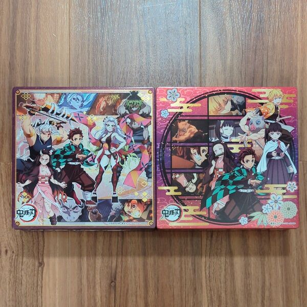 鬼滅の刃 チョコアソート缶 遊郭編 主要キャラ 2缶セット 中身はありません 缶のみ