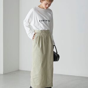【美品】タック入り スカート