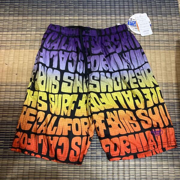 カリフォルニアショアロゴグラデーションサーフパンツ XL