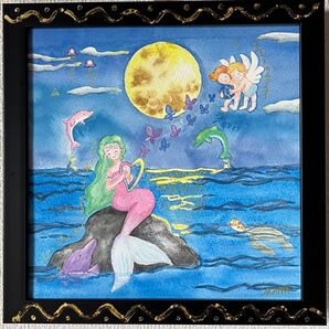 レムリア夜の海 ヒーリングアート