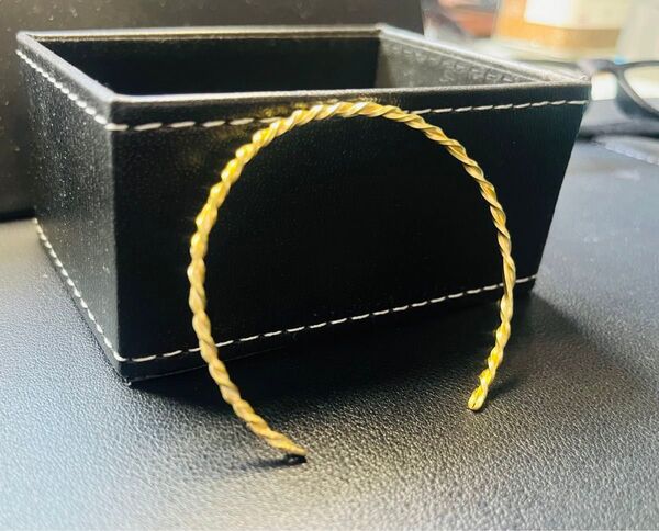 真鍮 ツイストバングル レディース・メンズ ハンドメイド