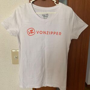 ボンジッパー Tシャツ ロゴオレンジ