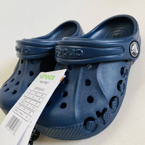 480.新品 クロックス 15.5cm サンダル サボ 子供 靴 夏 15cmの方にもおすすめ c8 キッズ ジュニア ベビー crocs