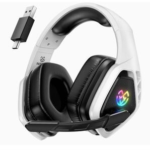 ゲーミングヘッドセット WT5 ワイヤレスヘッドセット マイク付き 軽量 320g 7.1ch <25ms超低遅延 音画同期
