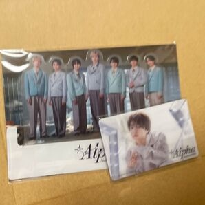 なにわ男子 +Alpha 特典 クリアソロカード、クリアスタンド