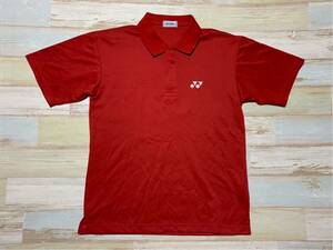 c1065 YONEX# Yonex short sleeves shirt Japanese cedar average .. Tokyo junior high school student high school student # red size L#.. pack easy 210 Yupack easy 60retapa510