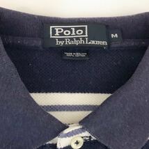 【送料無料】POLO RALPH LAUREN ポロラルフローレン★ボーダー柄 半袖ポロシャツ ビッグサイズ_画像4