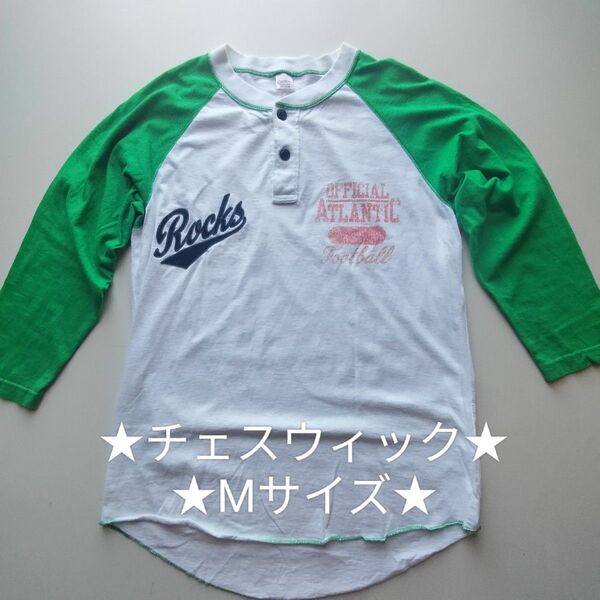 チェスウィック★ヘンリーネックTEE★七分袖★USED★M★カナダ製