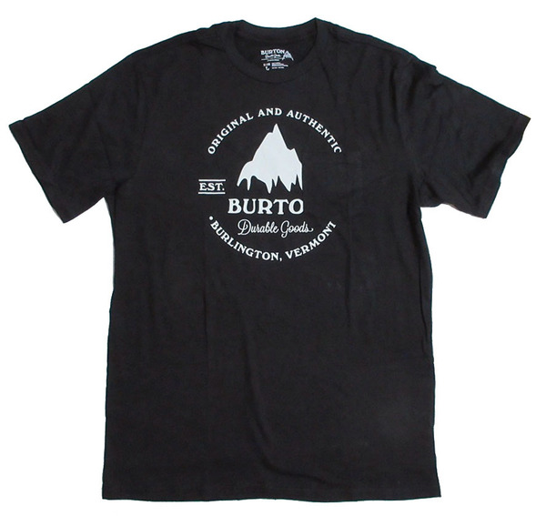 Burton (バートン) Gristmill Tシャツ Lサイズ 胸ポケット ブラック 黒