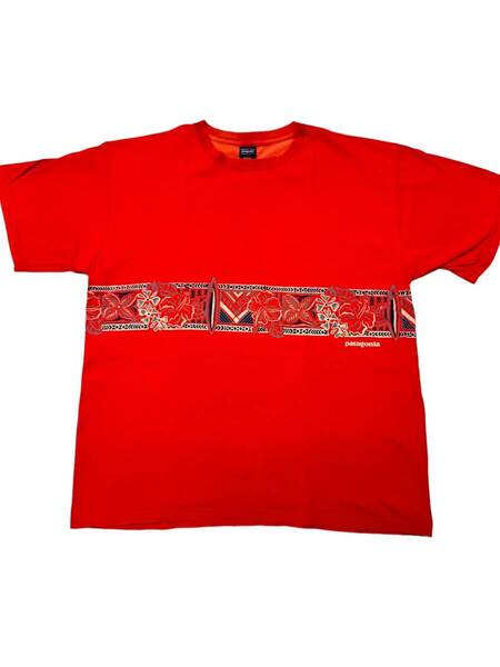 希少美品 90 'S USA 製 PATAGONIA Tシャツ L 限定 レトロ カーディガン グリセード ダス das アメリカ ンテージ 80 パイル 柄 RETRO 雪