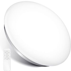 【無段階調光】 シーリングライト リモコン付き 24W 常夜灯モード 調光タイプ LEDシーリングライト ~6畳 昼白色