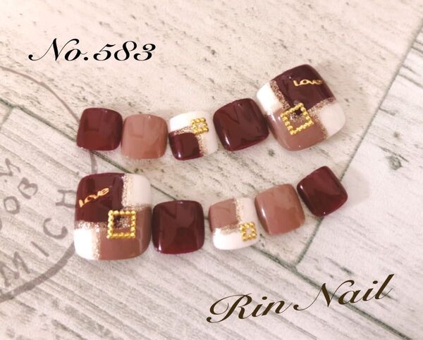 No.583 フットネイルチップ 足用