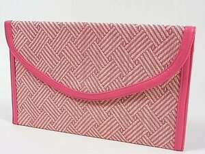 H&M エイチアンドエムレディース女性用ストロークラッチバッグ（ピンク）