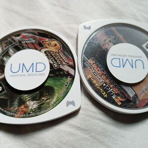 ボクサーズロード、モンハン2G PSPソフト 2点まとめ売り 動作品