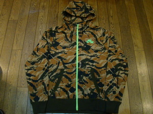 超美品 Nike Air Camo Zip Hoodie L ナイキ エア カモ 迷彩 フルジップ フーディ パーカー ジャケット