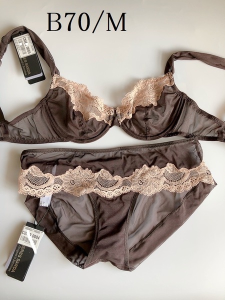 70B+M☆Andres Sarda EDEN アンドレサルダ 海外高級ランジェリーセット